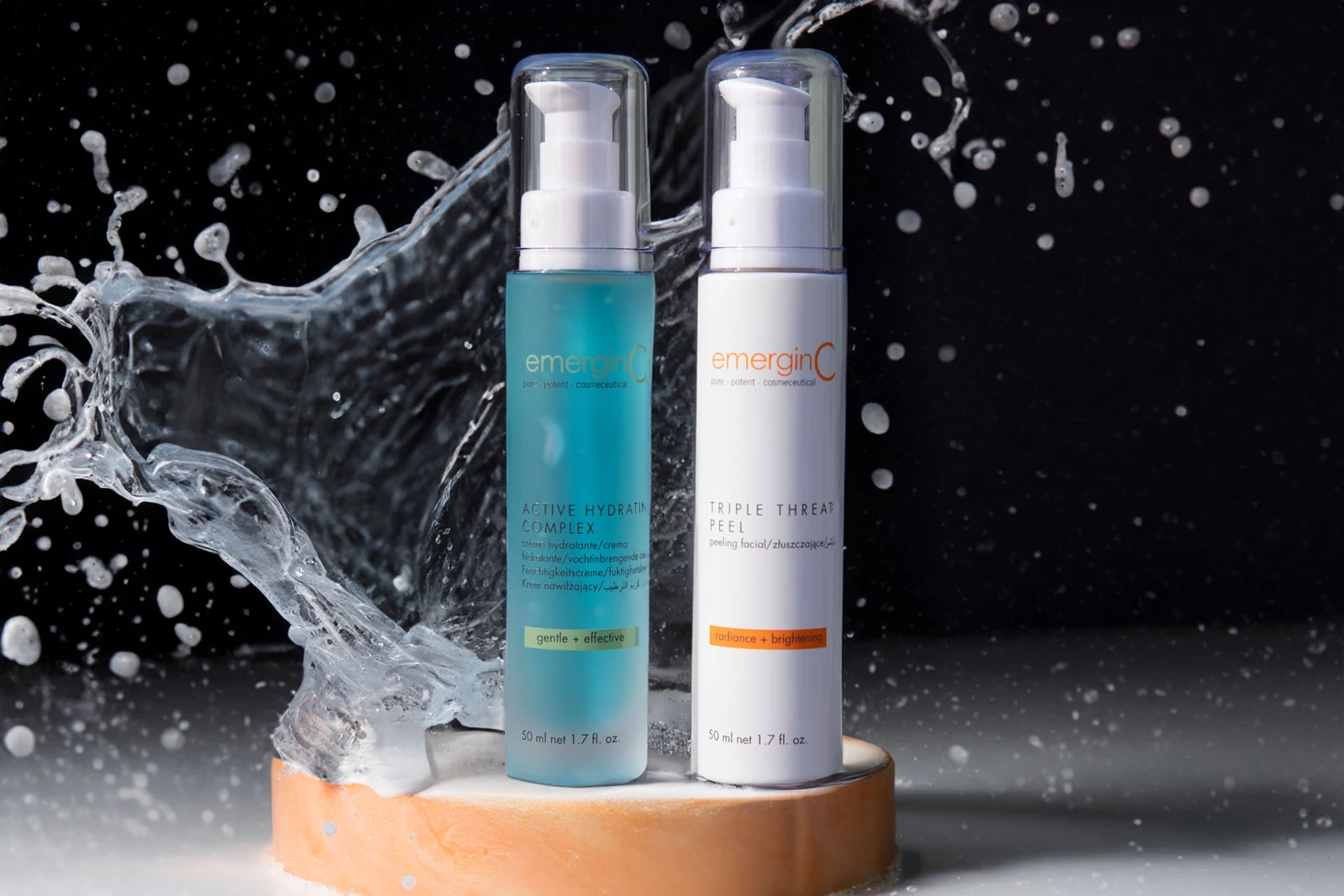 emerginC hydrating skincare products