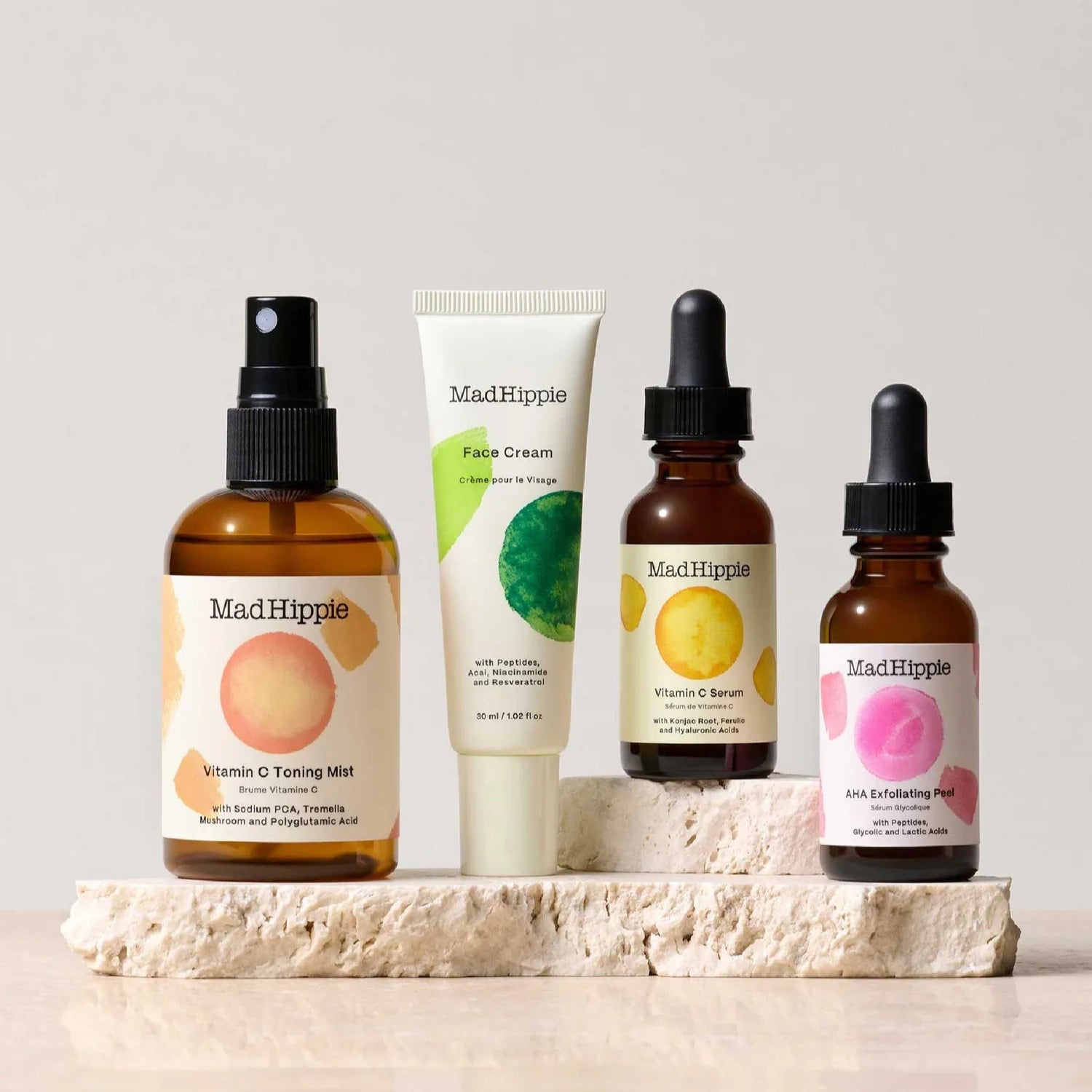 Mad Hippie brightening skincare products